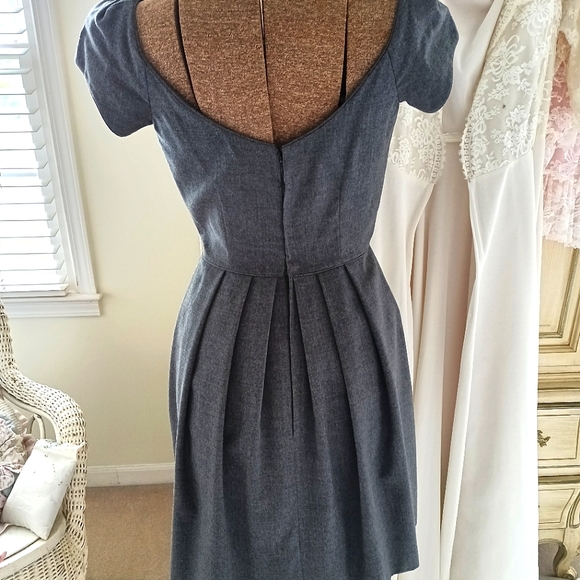 VINTAGE 1960s. DESIGNER,"MICHAEL NOVARESE" WOOL DRESS w/ MATCHING CROP JACKET! - Picture 8 of 16